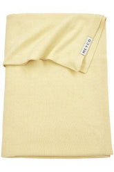Meyco Crib Bed Blanket Knit Basic - Soft Yellow - 75x100cm - Mari Kali Stores Cyprus