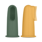 PETITE&MARS Silicone finger toothbrushes 2 pcs 0m+