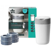 Tommee Tippee Starter pack Twist&click + 4 refills White