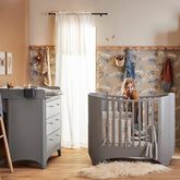Leander Classic Cot, Dresser & Changer - Grey Bundle - Mari Kali Stores Cyprus