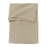 Meyco Bed Sheet Pre-washed Muslin Sand 75x100cm
