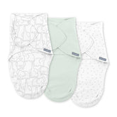 Original Swaddle, Size SM, 0-3 months, 3pack Elephant Dance 1.0 tog