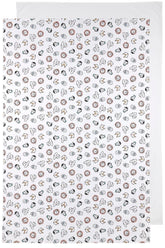 Meyco Baby Crib Sheet 2-Pack - Uni Animal (75x100cm) - Mari Kali Stores Cyprus