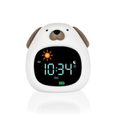 Silicone baby alarm clock with night light and music