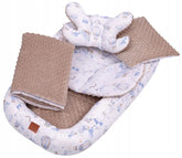 Infantilo Baby Cocoon 6 in 1 Nest Set Minky Blanket