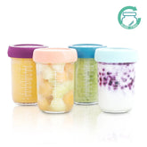 Babymoov - Glass Babybols Food Storage Set 4x220ml - Mari Kali Stores Cyprus