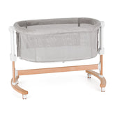 Petite&Mars Bedside crib Glory with swing function 2in1