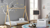 MebleWrobel - MebleWrobel Tipi bed 190X90 Natural - Mari Kali Stores Cyprus