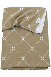 Meyco - Meyco X Mrs. Keizer Cot Blanket Louis - Taupe - 100x150cm - Mari Kali Stores Cyprus