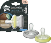 Tommee Tippee - Tommee Tippee Breast Like Soothers Night Time x2 - Mari Kali Stores Cyprus