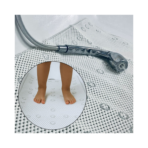 PETITE&MARS Harry non-slip bath mat – extra long White