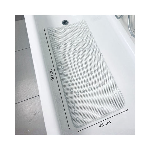 PETITE&MARS Harry non-slip bath mat – extra long White
