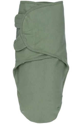 Meyco Swaddle Uni - Forest Green - 0-3 Months