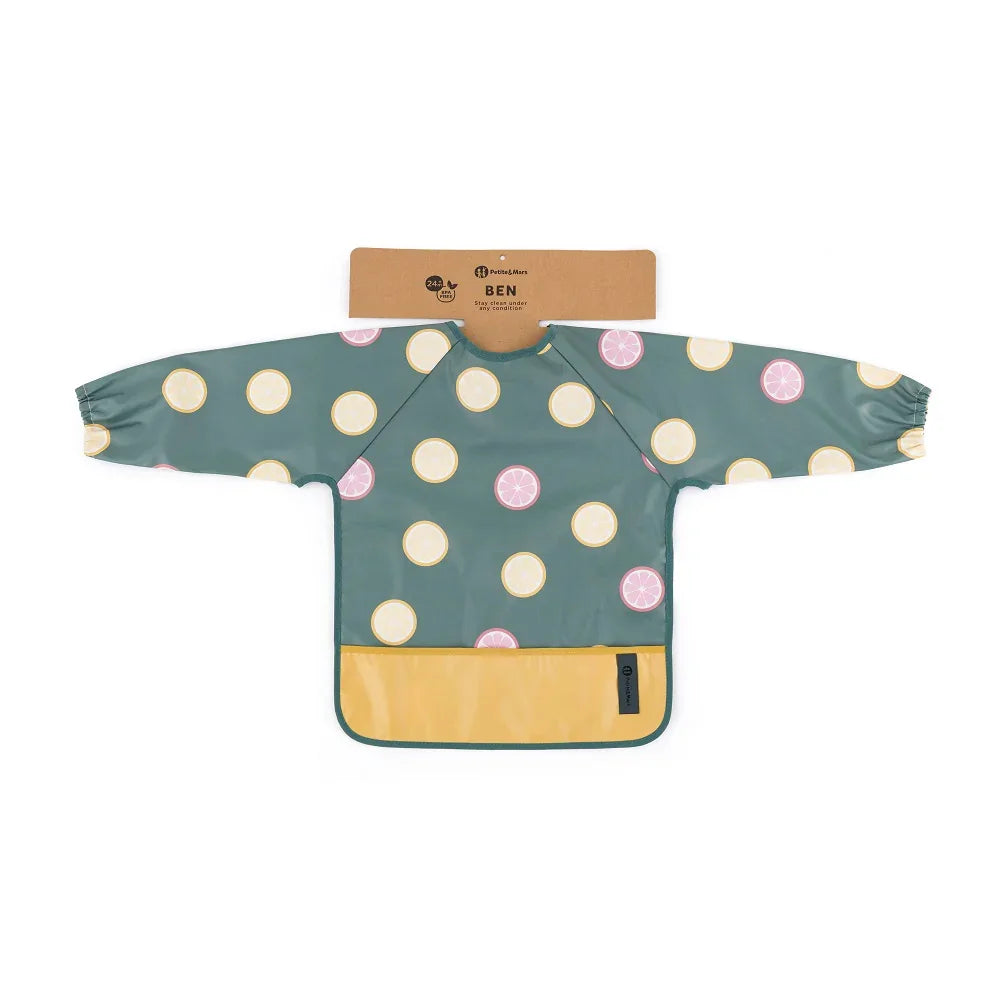 Petite&Mars Longsleeve bib Ben Beige Citrus