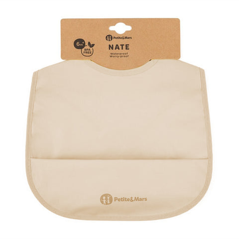 Petite&Mars PU bib Nate Desert 6m+