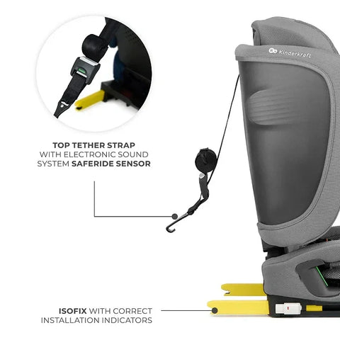 Kinderkraft FIX2GO Κάθισμα Αυτοκινήτου 76-150cm