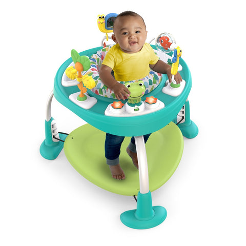 BRIGHT STARTS Bounce?Bounce?Baby™ 2-in-1 Activity Jumper & Table - Playful Pond™