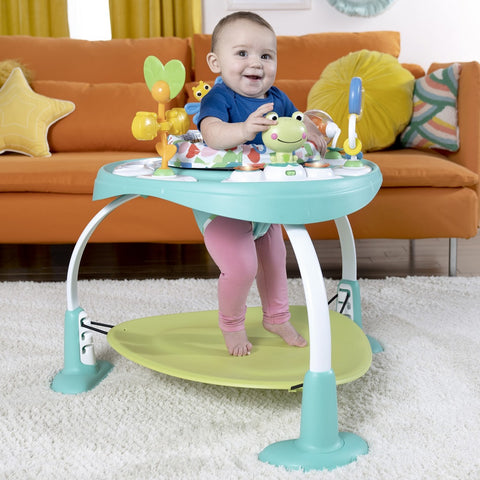 BRIGHT STARTS Bounce?Bounce?Baby™ 2-in-1 Activity Jumper & Table - Playful Pond™