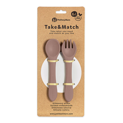 Silicone cutlery Take&Match  6m+