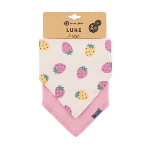 Petite&Mars Bandana bib Luke 2 pcs 3m+