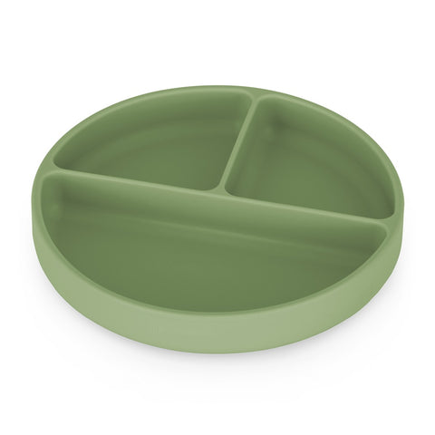 Silicone divided plate round Take&Match 6m+