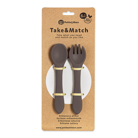 Silicone cutlery Take&Match  6m+