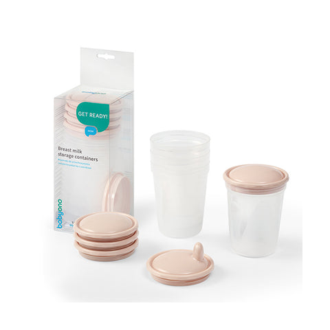BabyOno A set of containers with a spout 4pcs
