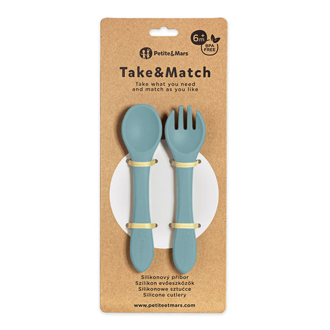 Silicone cutlery Take&Match  6m+