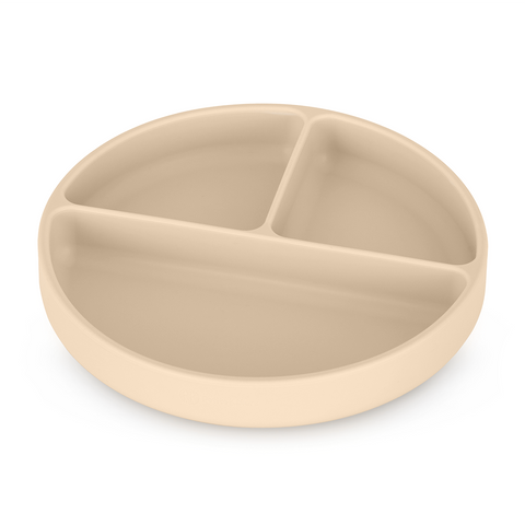 Silicone divided plate round Take&Match 6m+