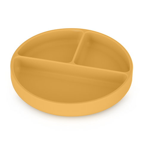 Silicone divided plate round Take&Match 6m+