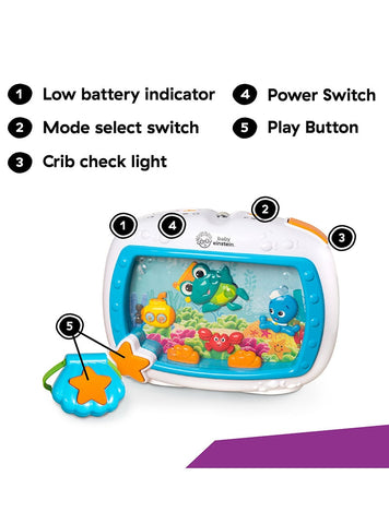 Baby Einstein Sea Dreams Soother™ Musical Crib Toy and Sound Machine