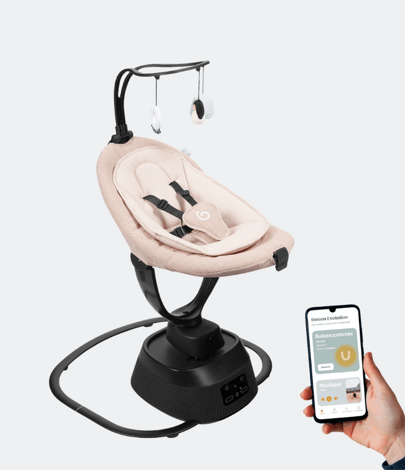 Babymoov Swoon Evolution Connect Smart Baby Swing - Mari Kali Stores Cyprus