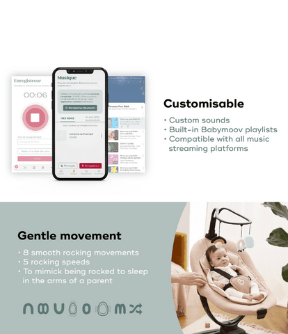 Babymoov Swoon Evolution Connect Smart Baby Swing - Mari Kali Stores Cyprus