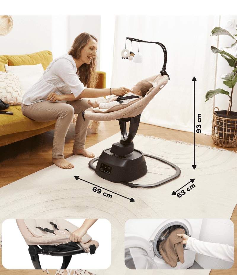 Babymoov Swoon Evolution Connect Smart Baby Swing - Mari Kali Stores Cyprus