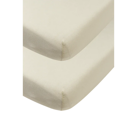 Meyco Fitted Sheet Jersey 70x140/150 Soft Sand