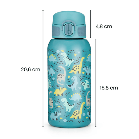 Petite&Mars Stainless steel water bottle with spout 500 ml  36m+