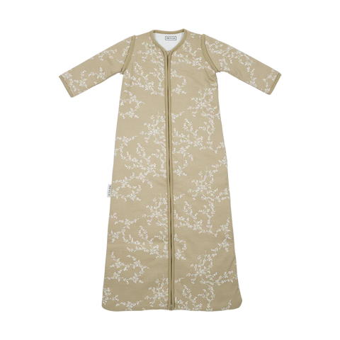 Meyco Baby 4-Season Sleeping Bag – Interlock Jersey (Branches Sand, One Size)