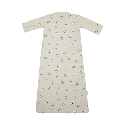 Meyco Sleeping bag 70 cm with detachable sleeves interlock jersey Penguin Soft sand