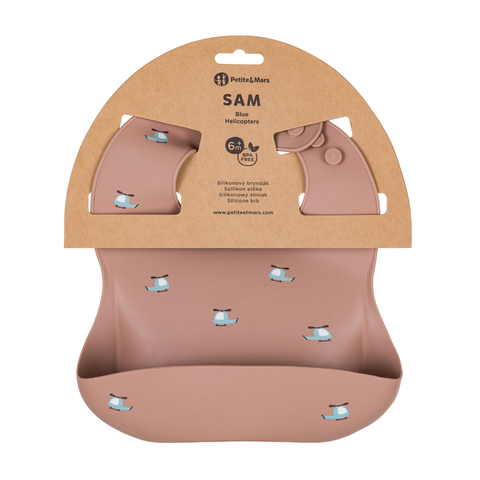 Petite&Mars Silicone bib Take&Match 6m+