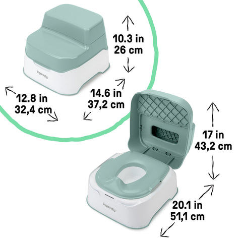 Ingenuity Prepare to Potty™ 3-in-1 Potty Training System