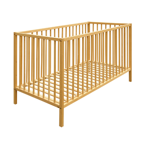 Petite&Mars Wooden crib Nela Beech Wood 120x60 cm