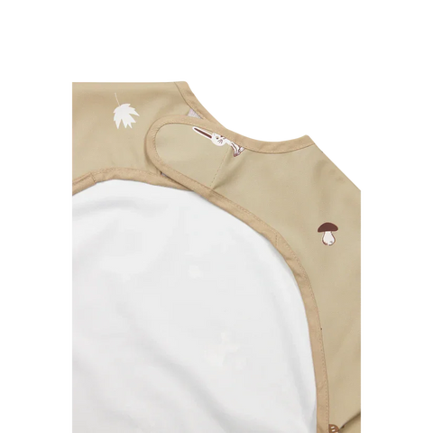 Meyco Bib with Sleeves Forest Animals Sand