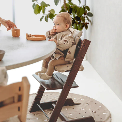 Meyco Bib with Sleeves Forest Animals Sand