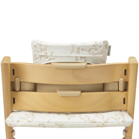 Meyco Highchair Cushion for Growth Chair Branches Sand