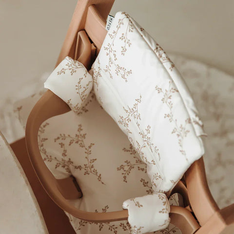 Meyco Highchair Cushion for Growth Chair Branches Sand