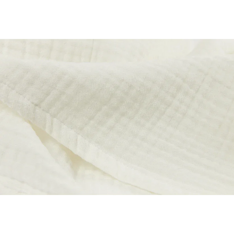 Meyco Bed Sheet Pre-washed Muslin 100x150cm Offwhite