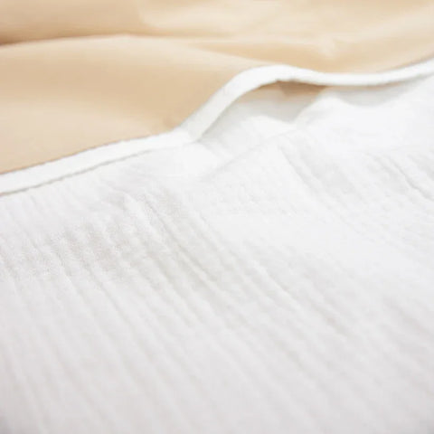 Meyco Bed Sheet Pre-washed Muslin 100x150cm Offwhite