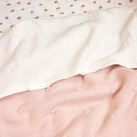 Meyco Bed Sheet Pre-washed Muslin 100x150cm Offwhite