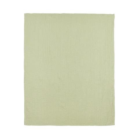 Meyco Bed Sheet Pre-washed Muslin Soft Olive