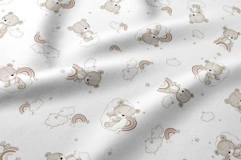 Baby Cot Summer Bed Sheets, 70x140cm, 3pc set